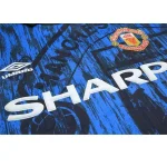 Manchester United 1992/93 Away Long Sleeves Retro Jersey