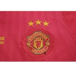 Manchester United 2008 Home UCL Final Three Stars Retro Jersey