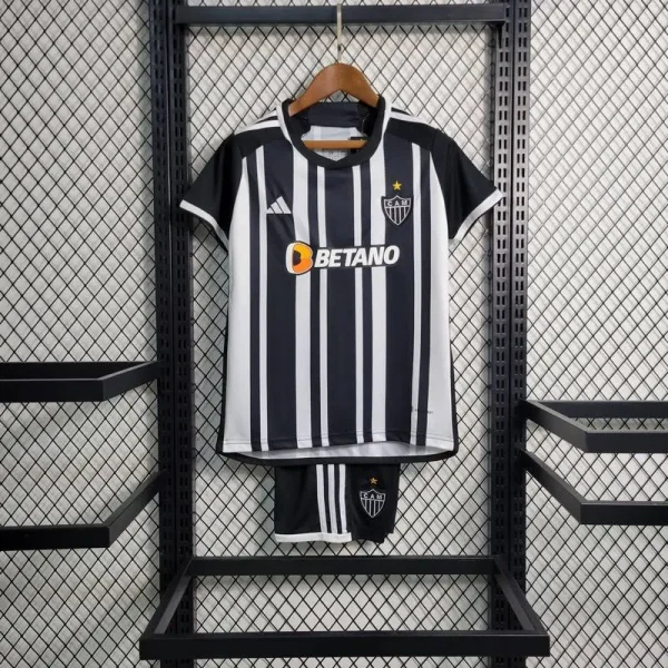 Atletico Mineiro 2023/24 Home Kids Jersey And Shorts Kit