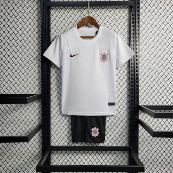 Corinthians 2023/24 Home Kids Jersey And Shorts Kit