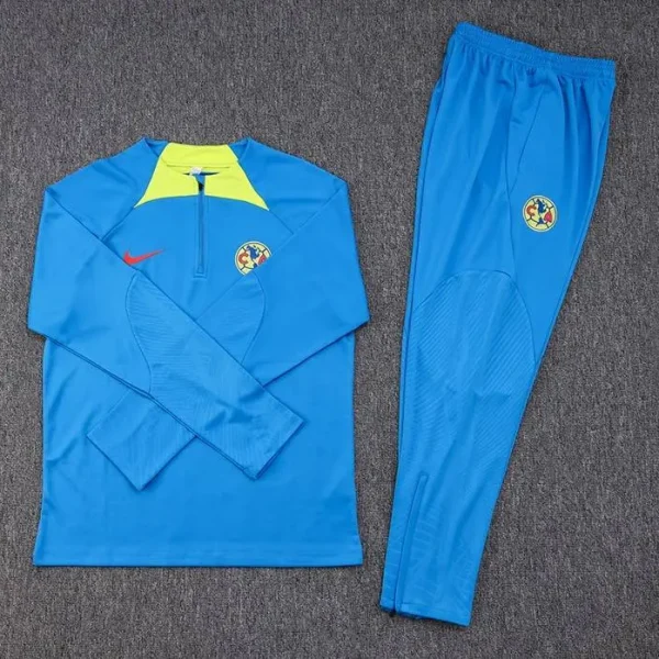 Club America 2023-24 Half-zip Tracksuit Blue