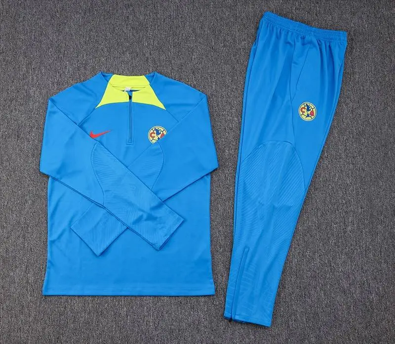 Club America 2023-24 Half-zip Tracksuit Blue