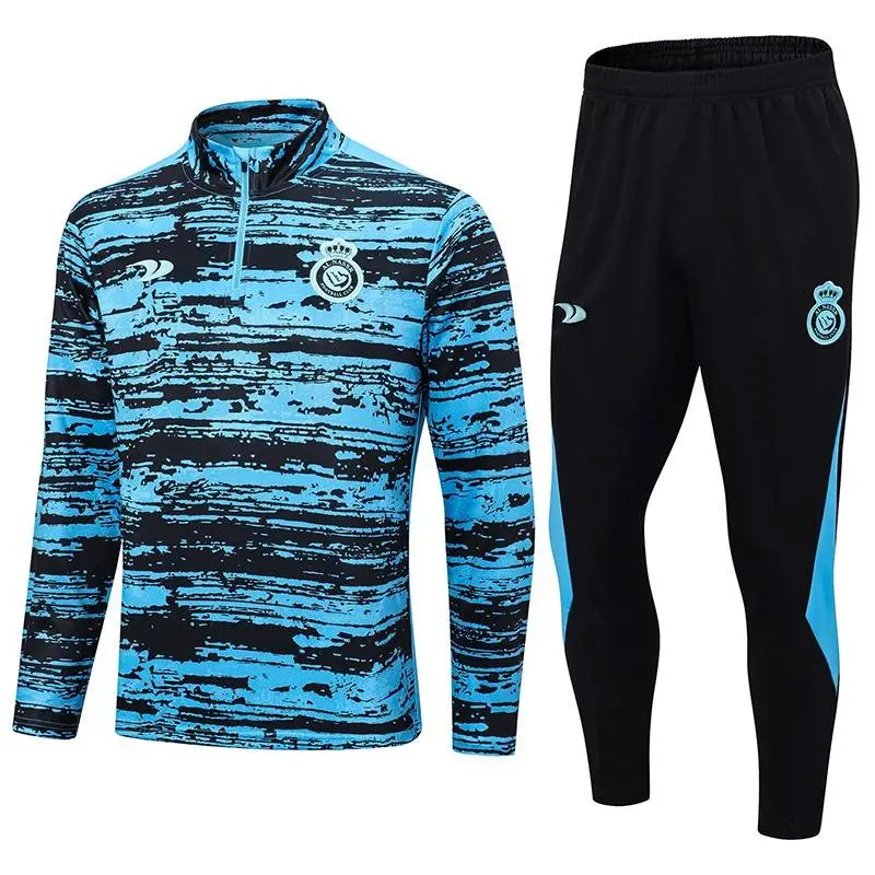 Al-Nassr FC 2023-24 Half-zip Tracksuit Blue