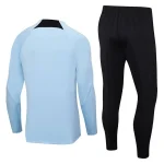 Inter Milan 2023-24 Half-Zip Tracksuit Light Blue