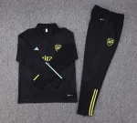 Arsenal 2023-24 Half-Zip Tracksuit Black