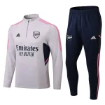 Arsenal 2022-23 Half-Zip Tracksuit Grey