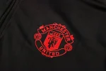 Manchester United 2021-22 Half-Zip Tracksuit Black