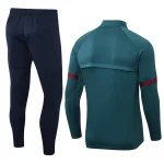 Manchester City 2021-22 Half-Zip Tracksuit Green