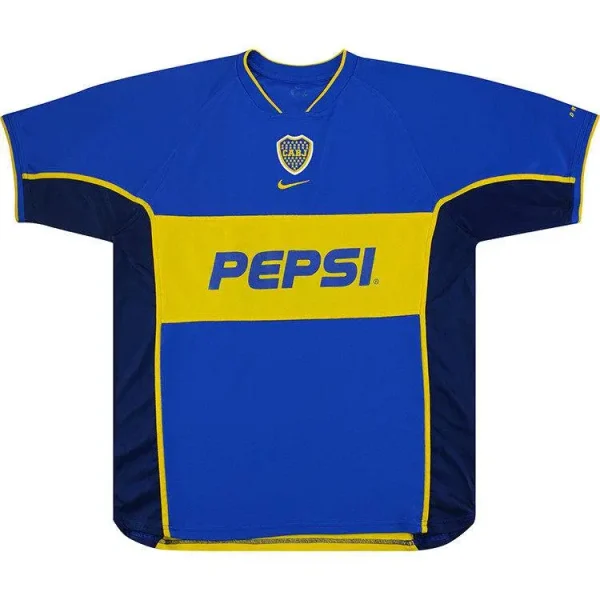 Boca Juniors 2002 Roman Home Retro Jersey