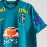 Brazil 2022 Pre-Match Jersey - Lake Blue