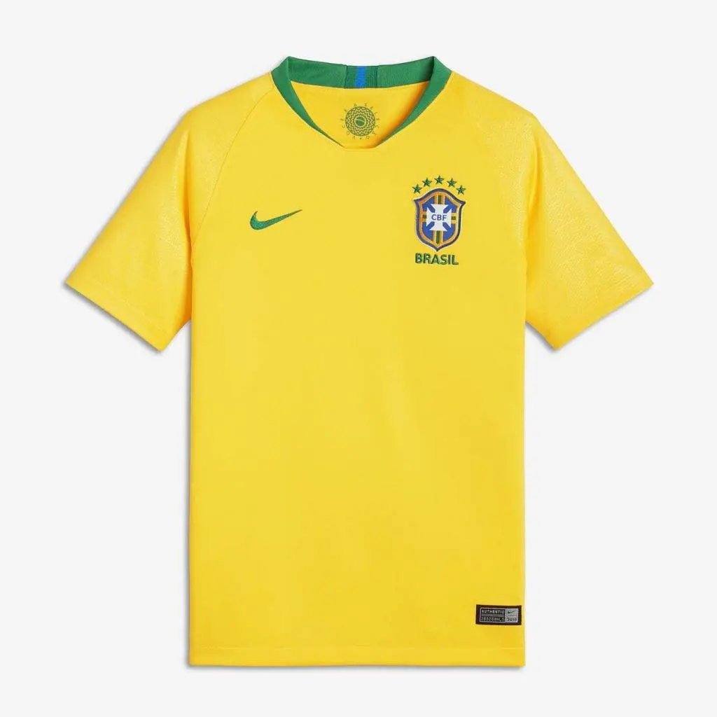 Brazil 2018 World Cup Home Jersey