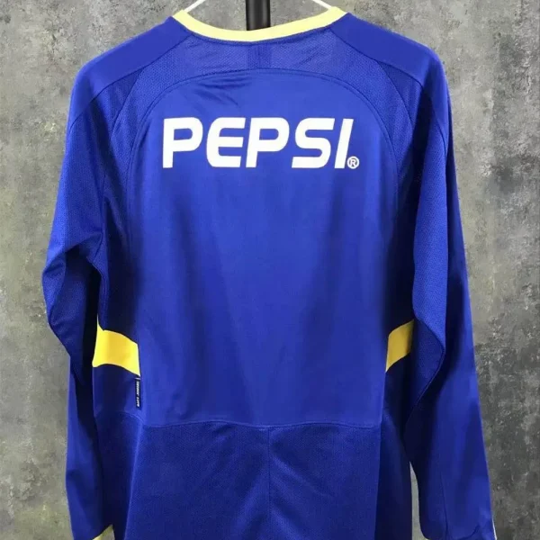 Boca Juniors 2003-2004 Home Long Sleeves Retro Jersey