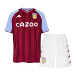 Aston Villa 2021/22 Home Kids Jersey And Shorts Kit