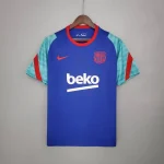 Barcelona 2021/22 Pre-Match Training Jersey Blue