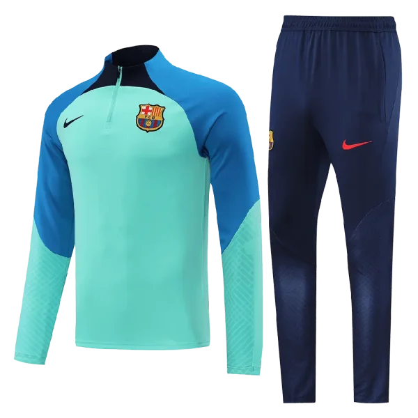 Barcelona 2022-23 Jacket Tracksuit Cyan