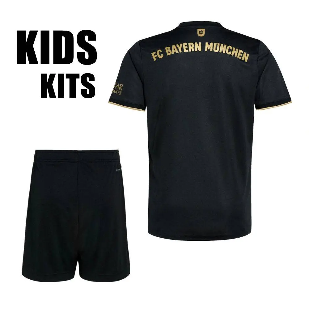 Bayern Munich 2021/22 Away Kids Jersey And Shorts Kit