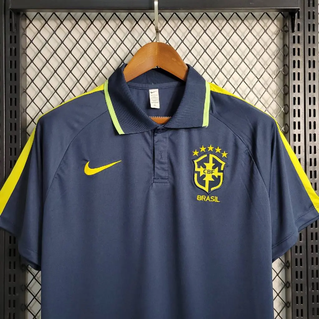 Brazil 2023/24 Royal Polo Jersey