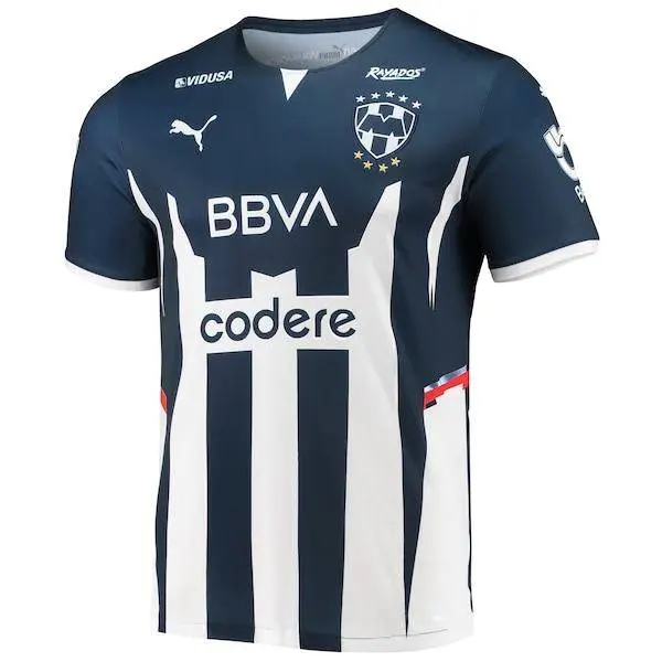 Cf Monterrey Puma 2021/22 Home Replica Jersey - Navy