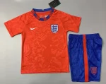 England 2021 Pre-Match Kids Jersey And Shorts Kit