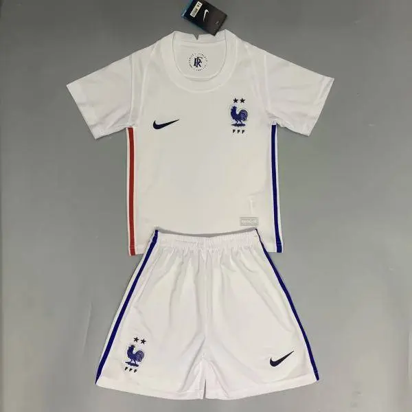 France 2020 Away Kids Jersey And Shorts Kit