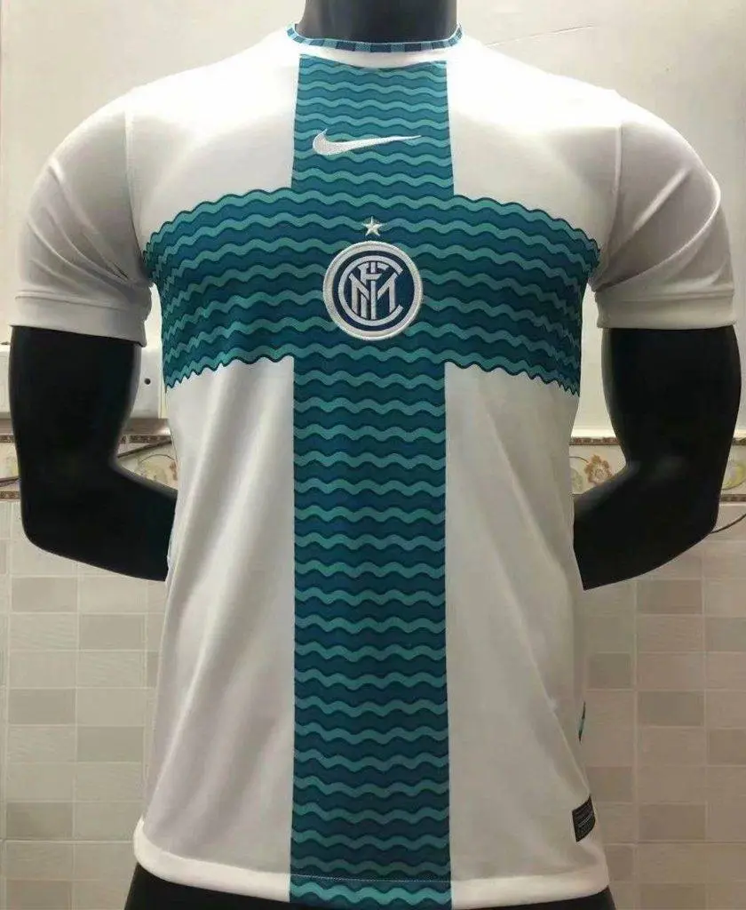 Inter Milan 2021/22 Pre-Match Training Jersey White