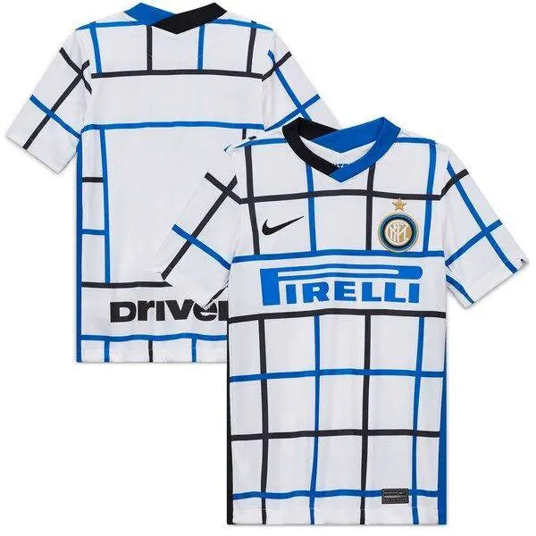 Inter Milan 2020/21 Away Breathe Stadium Replica Jersey - White/black