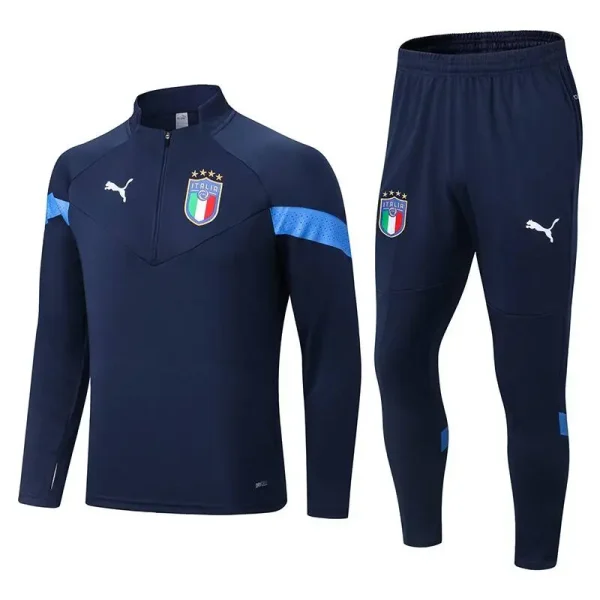 Italy 2022-23 Half-zip Tracksuit Royal Blue