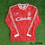 Liverpool 1989/91 Home Long Sleeves Retro Jersey