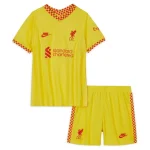 Liverpool 2021/22 Third Kids Jersey And Shorts Kit