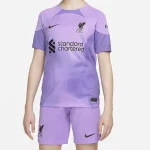 Liverpool 2022/23 Goalkeeper Kids Jersey And Shorts Kit