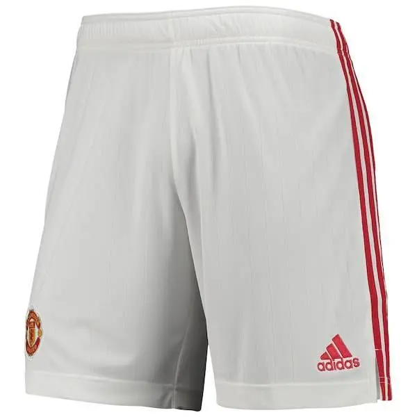 Manchester United Adidas Home Replica Aeroready Shorts - White