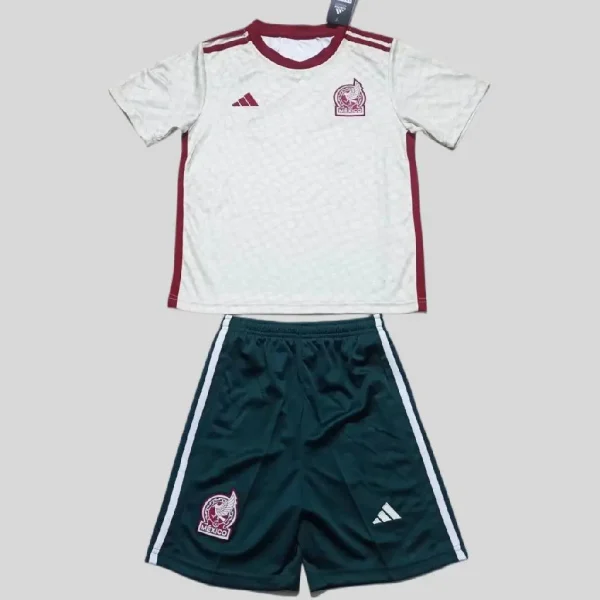 Mexico 2022 Away Kids Jersey And Shorts Kit