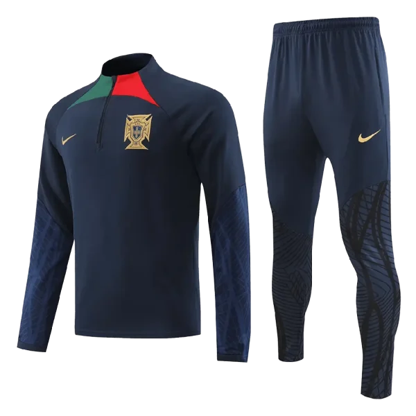 Portugal 2022-23 Half-zip Tracksuit Black