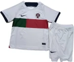 Portugal 2022/23 Away Kids Jersey And Shorts Kit