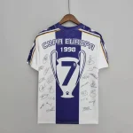 Real Madrid 1998 UCL Winners Signed Retro Jersey