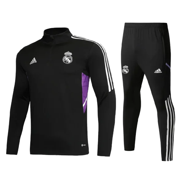 Real Madrid 2022-23 Jacket Tracksuit Black