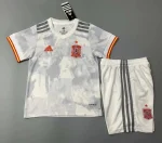 Spain 2021 Away Kids Jersey And Shorts Kit