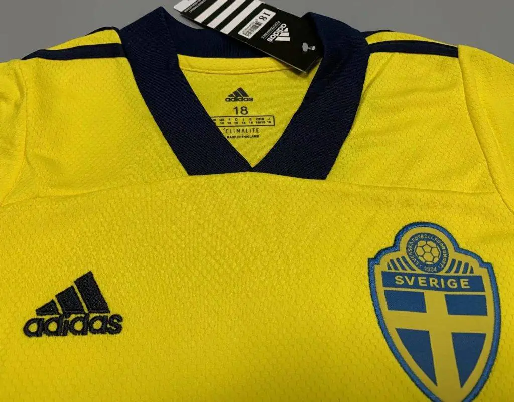 Sweden 2021 Home Kids Jersey And Shorts Kit