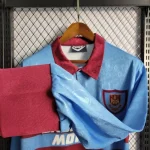 West Ham United 1995/97 Away Long Sleeves Retro Jersey