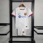 Barcelona 2023/24 Away Kids Jersey And Shorts Kit