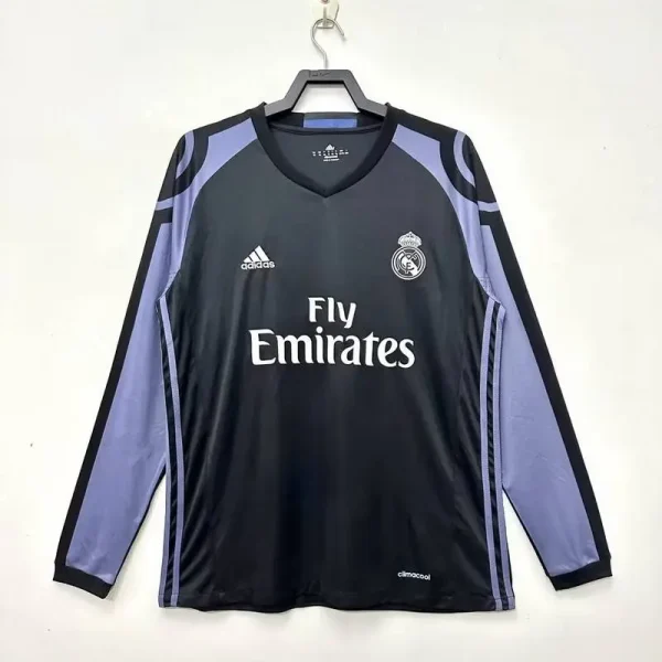 Real Madrid 2016/17 Third Retro Long Sleeves Jersey