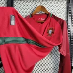 Portugal 2016/17 Home Long Sleeves Retro Jersey