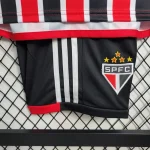 Sao Paulo 2023/24 Away Kids Jersey And Shorts Kit