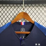 France 2018/19 Home Long Sleeves Retro Jersey