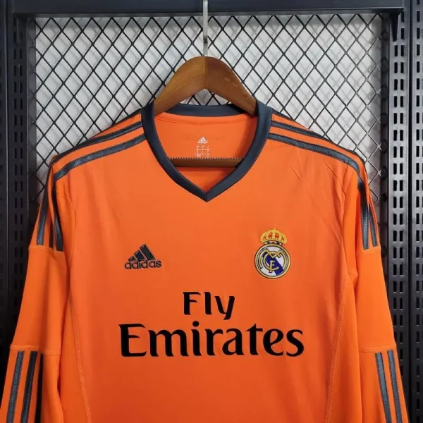 Real Madrid 2013/14 Third Long Sleeves Retro Jersey