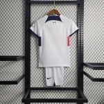 Paris Saint-Germain 2023/24 Away Kids Jersey And Shorts Kit