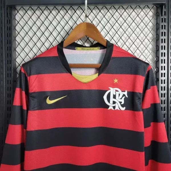 Flamengo 2009 Home Long Sleeves Retro Jersey