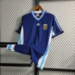 Argentina 1998 World Cup Away Retro Jersey