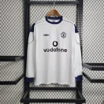 Manchester United 2000/01 Away Long Sleeves Retro Jersey