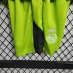 Real Madrid 2023/24 Green Goalkeeper Kids Jersey And Shorts Kit